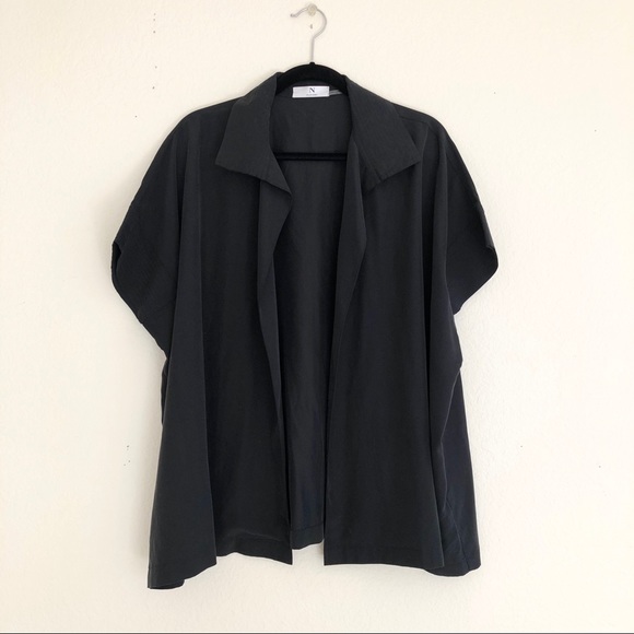 Natori • Black Silky Bed Jacket Kimono NWOT - Picture 1 of 6